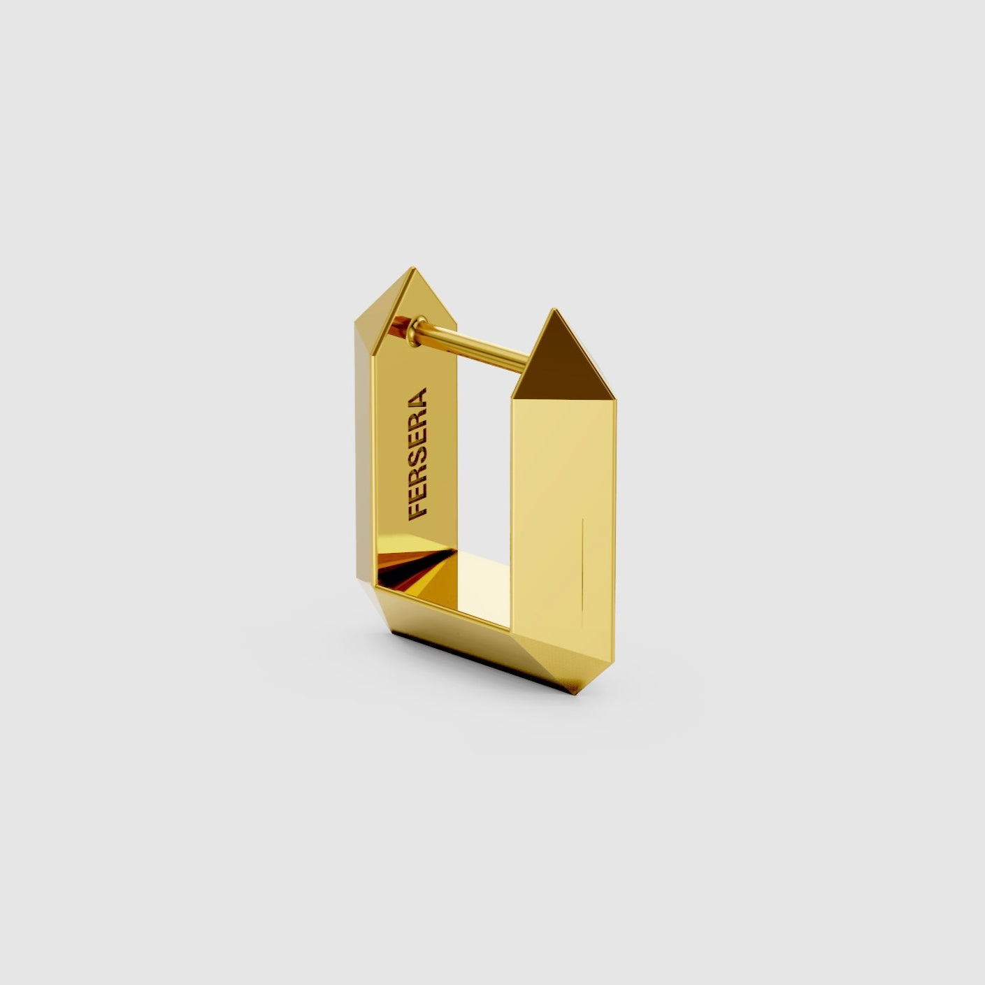 Sculptura Rectangle Earrings