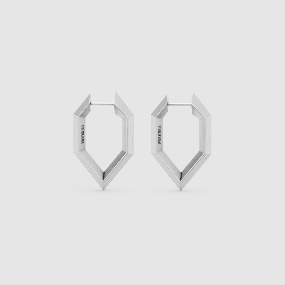 Sculptura Hexagon Earrings