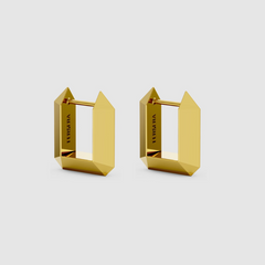 Sculptura Rectangle Earrings