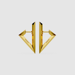Sculptura Triangle Small Earrings
