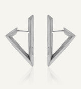 Sculptura Triangle Earrings (Satin)
