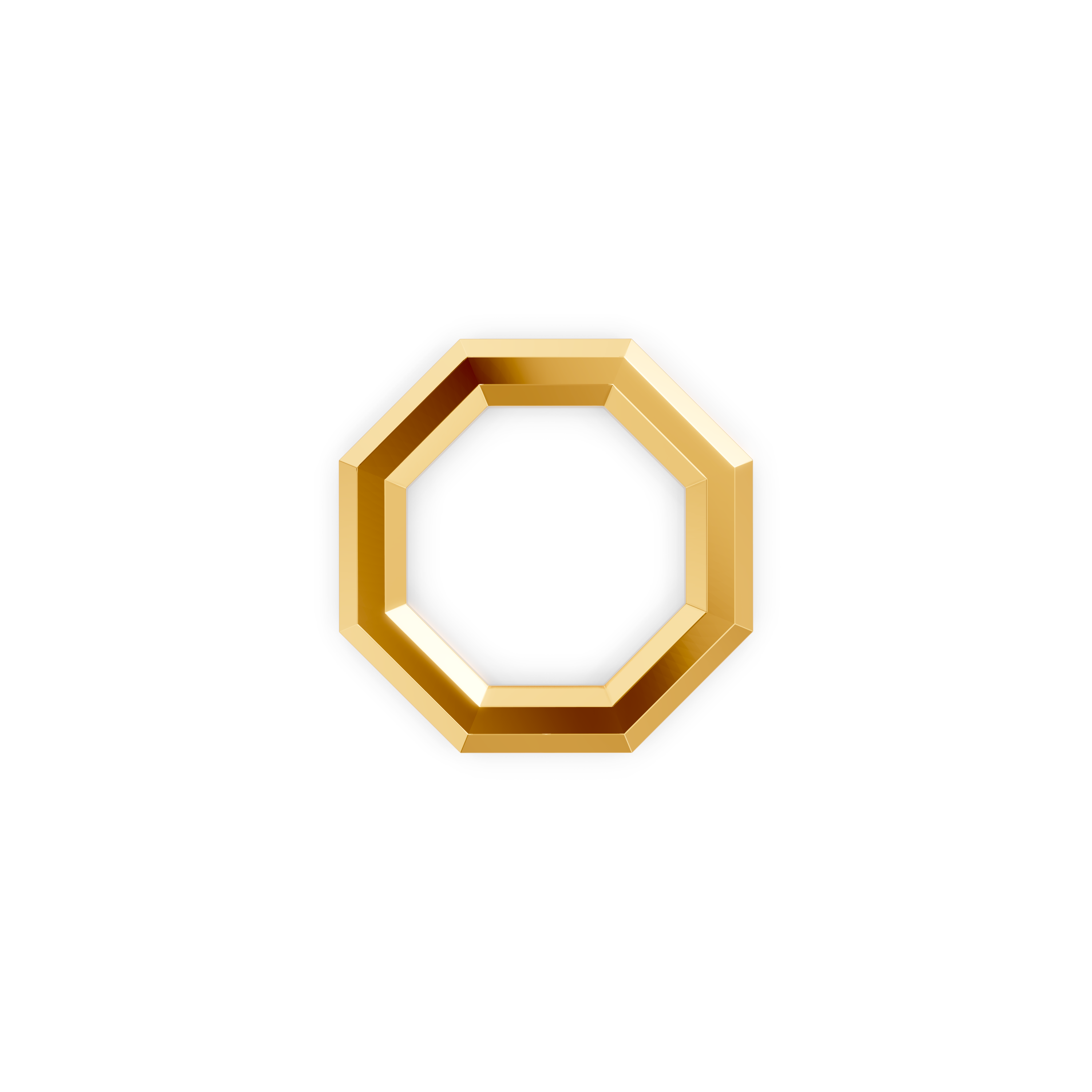 The Sculptor's Octagon Ring