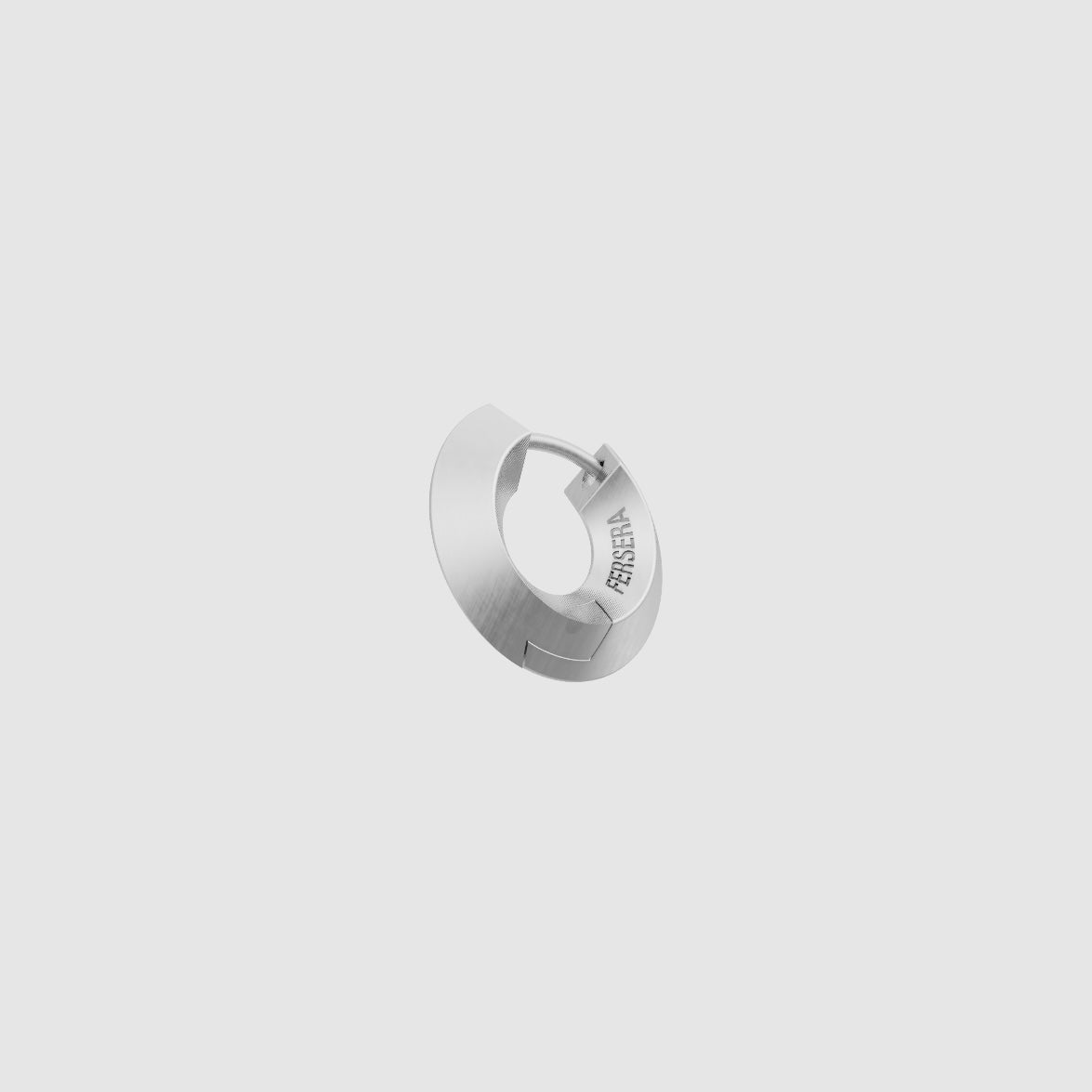 Sculptura Circle Earrings (Satin)