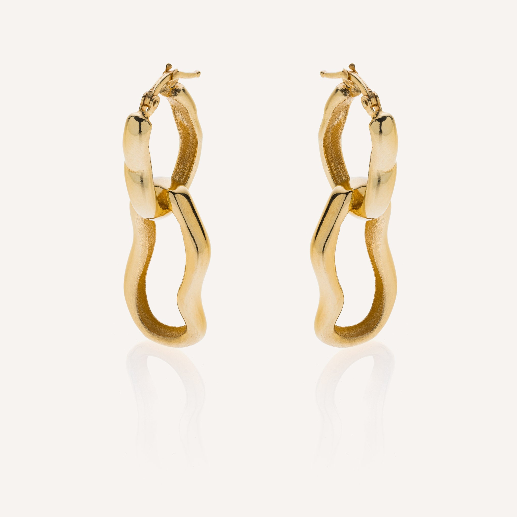 Fauvirame Roots Earrings Gold-